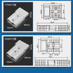 5/10Pcs 50A/120A/175A/350A Anderson Style Plug Connector 12-24V DC Battery Quick Connector Disconnect Plug for Motor Winch