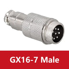 5PCS Docking Connector GX16 Aviation Plug Male Female 16mm 2/3/4/5/6/7/8/9/10 Pin Socket Circular Aviation Connector