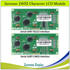 1602 162 16*2 Serial UART CMOS / RS232 Character LCD Module Display Screen LCM for Arduino Support Keyboard Blue Yellow Green