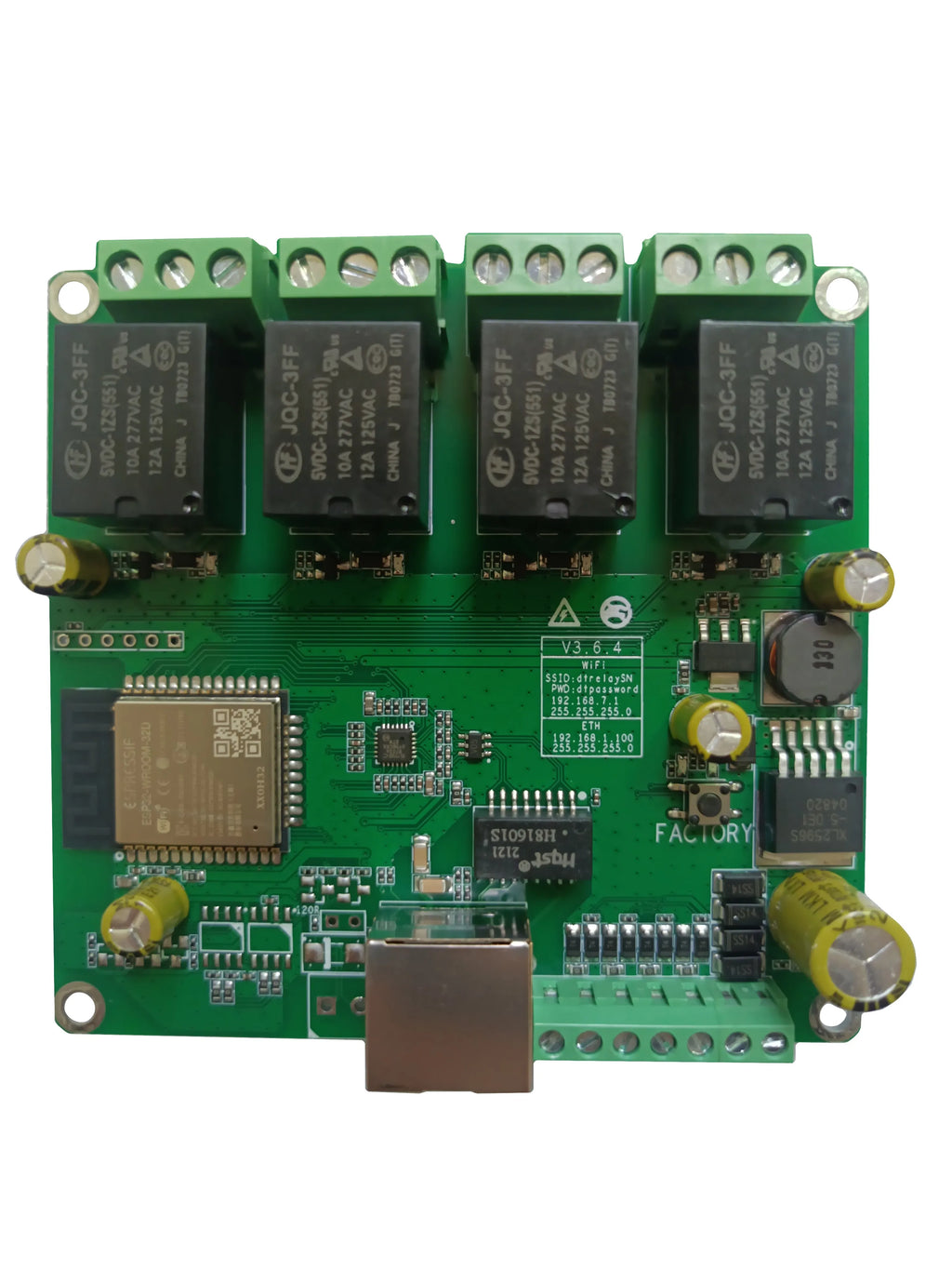 Ethernet Relay Board Network MQTT Home Assistant Domoticz Modbus WiFi RS485 CAN Module HTTP Web TCP UDP CoAP IP Watchdog Timer