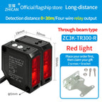 Zhican Zc3K Long Range Photoelectric Sensor 0.1-30m through Beam Retro Reflective Diffuse Reflective Switch