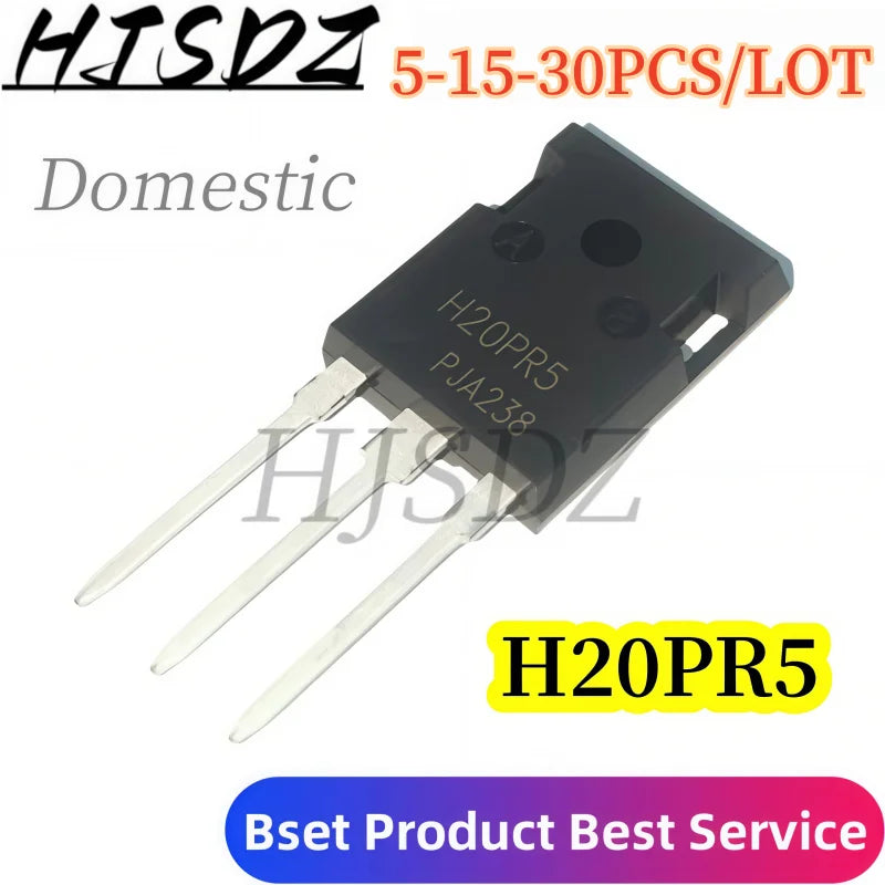 【5-15-30PCS/LOT】Tubo IGBT de alta potencia H30PR5 H20PR5  IHW20N135R5 IHW30N135R5 TO-247 Domestic/Original