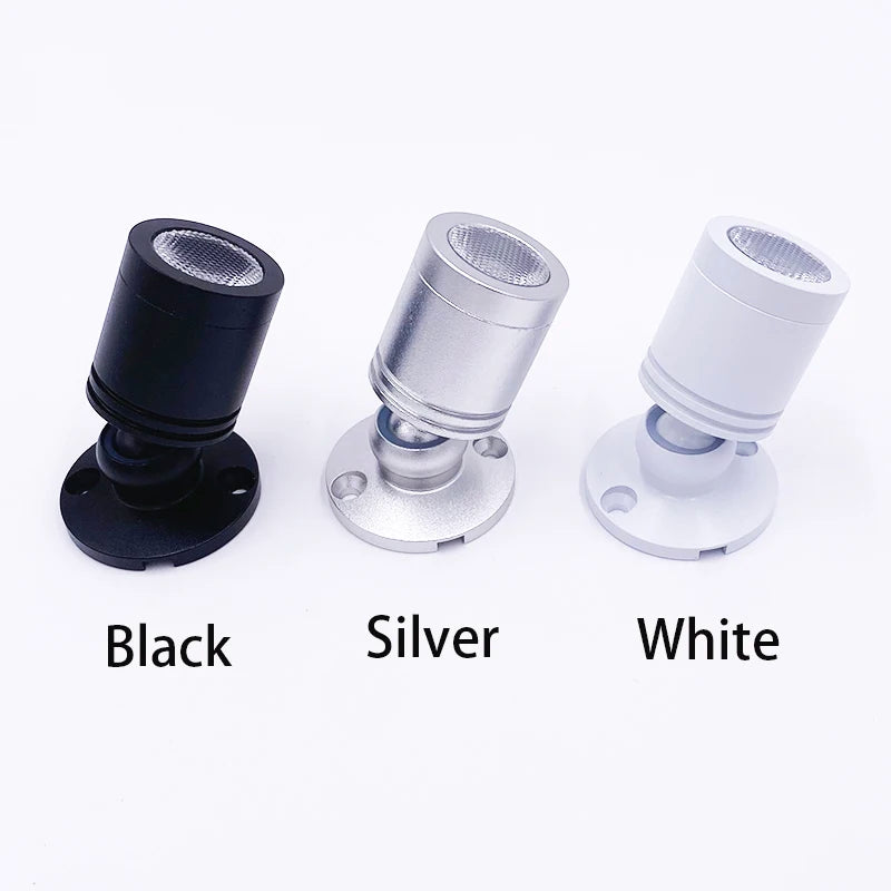 OhliteLED Smart Bluetooth APP Control RGB LED Spotlight USB 5V Adjustable Colour Mini Ceiling Spotlight 1W 3W Black White Silver