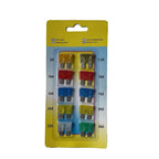 10PCS Car Insurance Fuse Kit Amplifier Clip Combination Car Blade Fuse Set with Inspection Circuit Electric Pen Fuse Repair Part