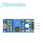 1-50PCS Digital Light Sensor Module 5516 Photoresistor, Adjustable Sensitivity, 3.3V-5V, LM393 Comparator for Smart Car