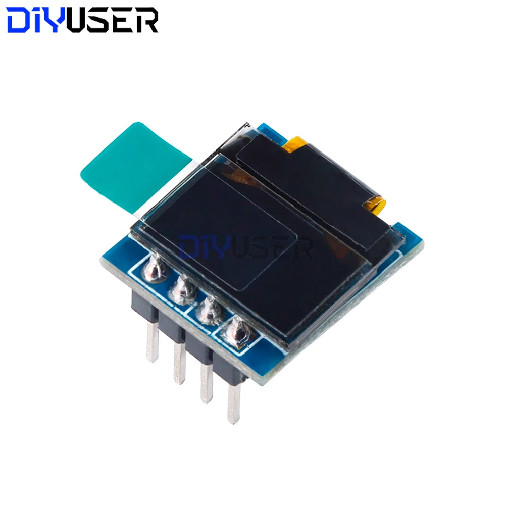 DIYUSER 0.49 Inch OLED Display LCD Module White 0.49" Screen 64x32 I2C IIC Interface SSD1306 Driver for AVR STM32