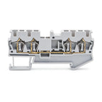 50Pcs ST 2.5-QUATTRO 4-Wire Terminal Block 2.5mm DIN Rail Compact Reliable Wiring Connections