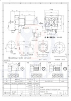 EC16 Audio Encoder 360 Degree Rotary Encoder E16 Coding 3Pin Handle Long 15/20MM
