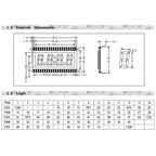 EDC190 4-Digit LCD Digital Tube Display Clock Static Temperature Positive Display Driving TN type 8-Character 7-Segment
