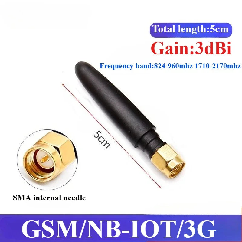 1Pcs 868MHz 915MHz Antenna 3dBi-10dBi SMA Male Head GSM/GPRS/2G/3G Antenna Waterproof Rubber Rod Antenna