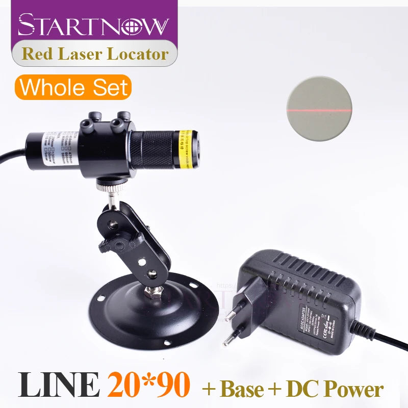 Set 20*90 660nm With Battery Case Laser Module Diode Alignment Red Light Laser Line Locator For Woodworking Machine Positioning