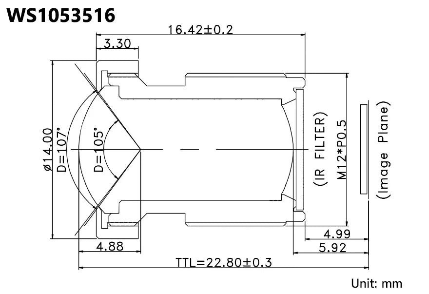 Raspberry Pi High Quality HQ Camera M12 For Lens 12MP 8mm/3.2mm/113 2.7mm/14MP 2.72mm/5MP 25mm/16MP 105 3.56mm