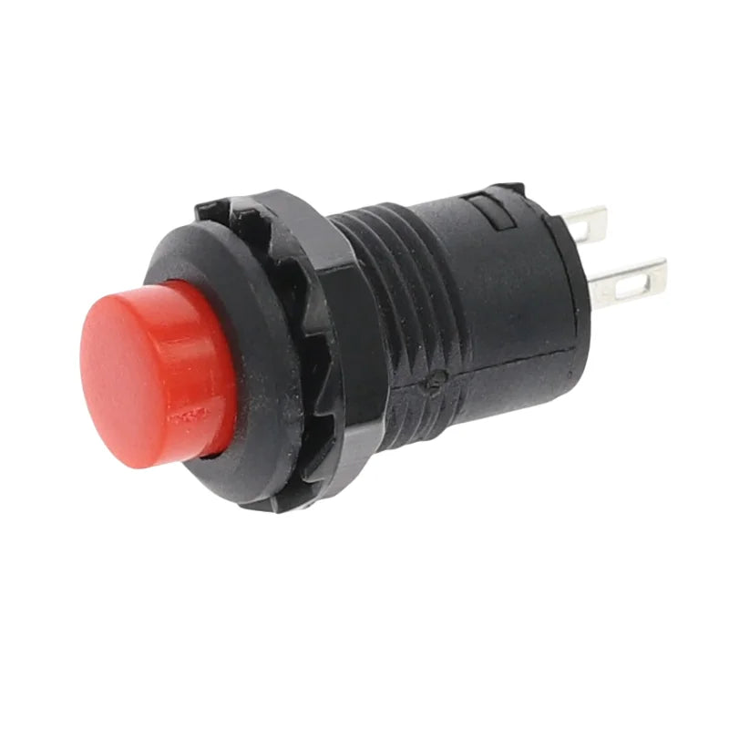 12mm Lock Latching OFF- ON Push Button Switch maintained fixed pushbutton switches Self-Lock button