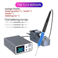 AIXUN T3A/T3B  Intelligent Soldering Station Support T12/T245/T210/115 Handle Soldering Iron Tips Electric Welding Iron Station