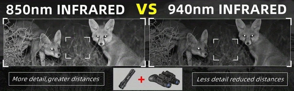 IR850nm&940nm Latest infrared LED Zoom High Bright Night Vision Infrared Fill Light Tactical Hunting Zoom Flashlight IR lighting
