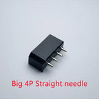 50PCS/1LOT Molex White or Black Big 4P 4D Female Socket Straight Hollow Needle for PC Computer ATX IDE Power Connector