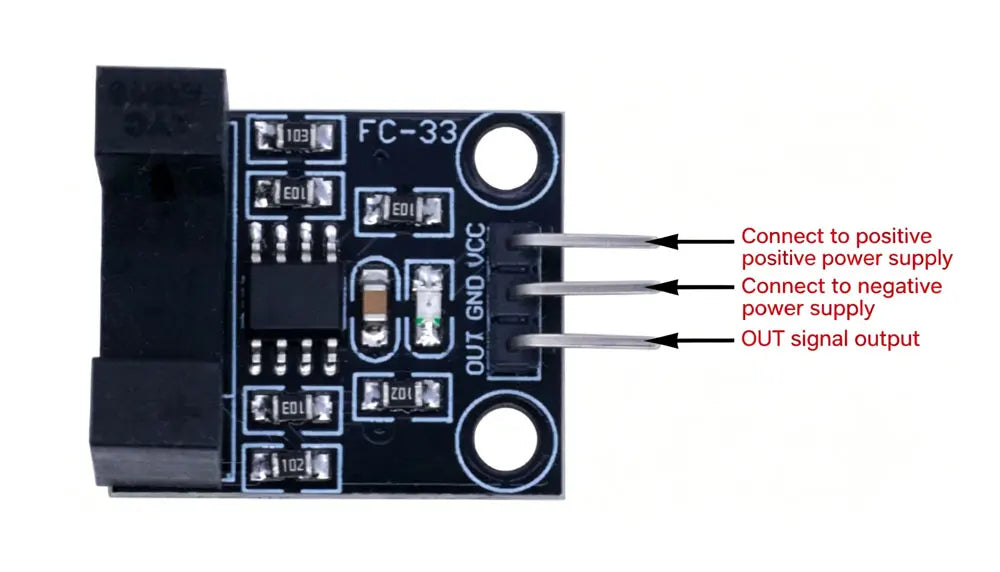 2pcs Slot Type IR Optocoupler Speed Sensor Module Counter Module 51 AVR PIC 3.3V-5V Diy Kit Optical Speed Measuring Module