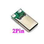 USB 3.1 2Pin 4Pin Type C Male Connectors Jack Tail 16P USB Male Plug Electric Terminals Welding DIY Data Cable Support PCB Board