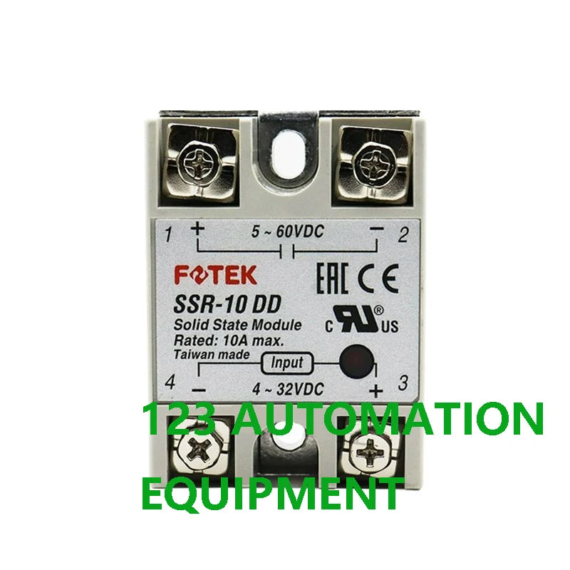 Authentic New FOTEK SSR-05DD 10DD 25DD 50DD 75DD  SSR-25DD-H Solid State Relay Module 5A 10A 25A 50A 75A  dc dc