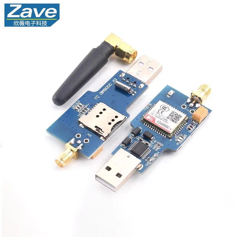 USB to GSM module quad band GSM/GPRS SIM800C with Bluetooth SMS sending and receiving