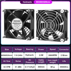 1PCS EC Brushlee Fan 6025/8025/9225/12025/12038/12032 AC 110V 115V 120V 220V 240V Cooling Cooler Fan