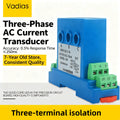 DC24V RS485 Three Phase AC Current Transmitter 0-10A 0-20A 0-30A to 4-20mA 0-10V 0-5V RS485 3-Phase Current Sensor Transducer