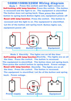 12 16 19 22mm waterproof metal button switch with connector LED lamp instant lock automotive engine power switch 6V 12V 24V 220V