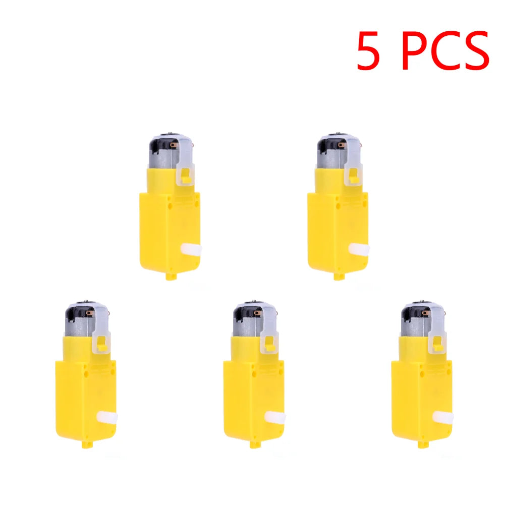 30-1pc Dual Shaft TT Motor DC 3-12V DIY Smart Car Robot Gear Motor Install EMC Smart Car Chassis Four Drive Gearbox Engine Motor