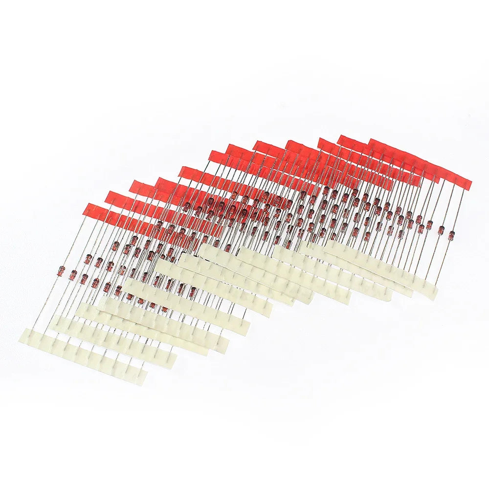 140PCS 1W Zener Diode Kit 3.3V~24V Electronic Components Diy Assorted Set 3.3V 10V  3.9V  12V  4.7V  15V  5.1V  16V  