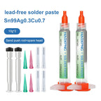 Sn99Ag0.3Cu0.7 Lead-Free Solder Paste, PCB/BGA/SMD Soldering, USB Interface Repair, Soldering, High-Quality Soldering Flux