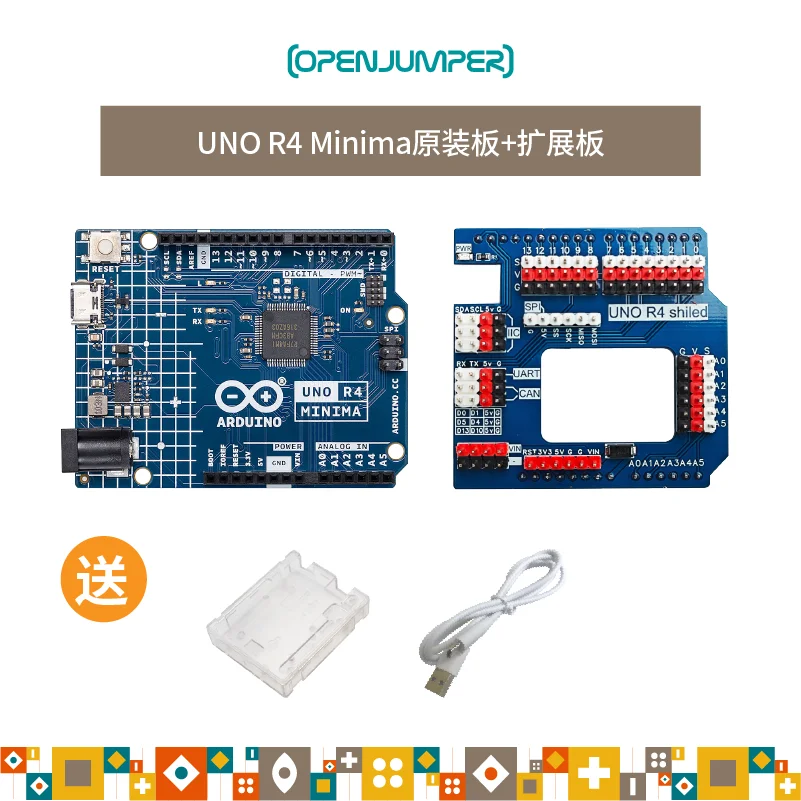 Arduino UNO R4 Development Board Arduino Wifi Version ABX00087 Minima Kit