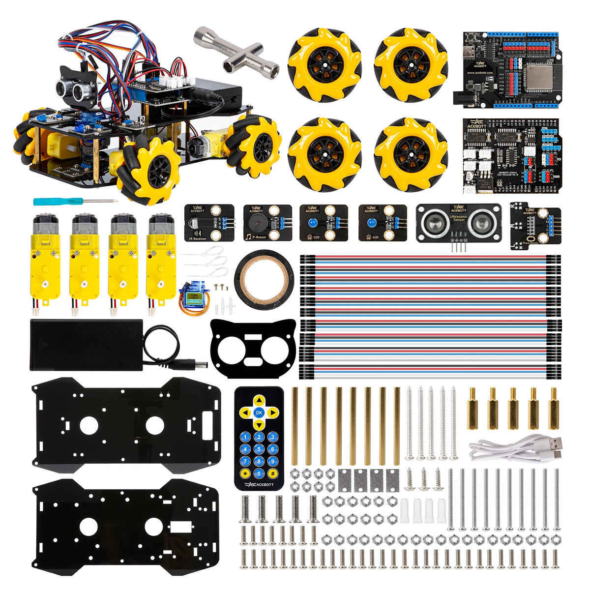 ESP32 Smart Robot Car Kit  Remote Control Car for Arduino Programming Project STEM Education Science Coding Kit