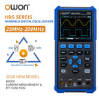 OWON HDS200 Series Handheld Digital Oscilloscope Portable 2CH Multimeter High Precision Electronic Repair Laboratory Test