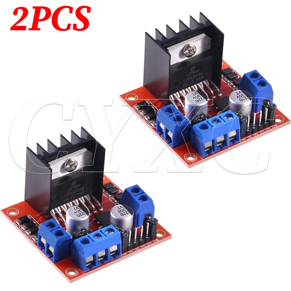 L298N DC Motor Driver Module L298N Stepper Motor Smart Car Robot Breadboard Peltier High Power L298 DC Motor Driver for Arduino