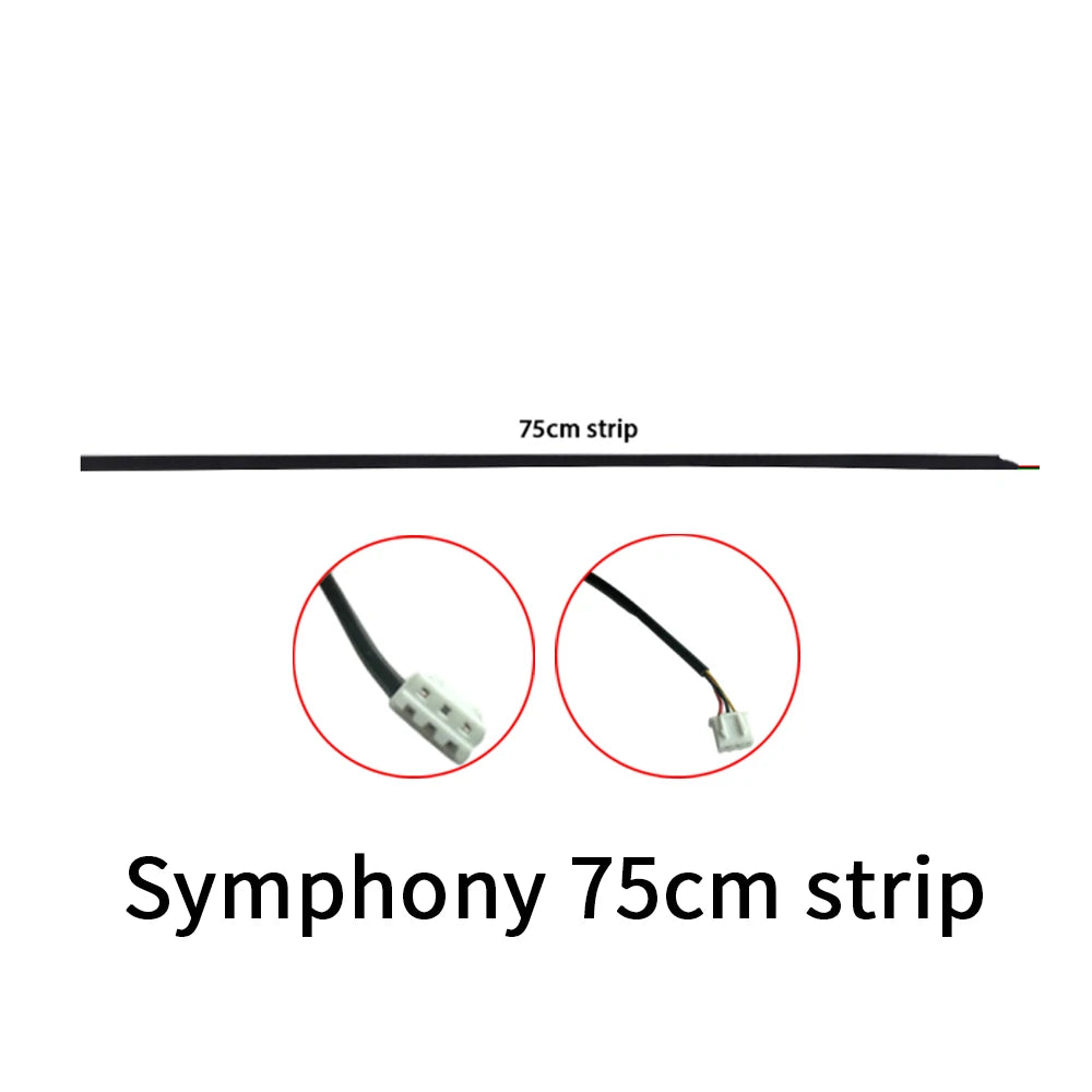 Full Colors Streamer Symphony RGBIC Ambient Light Accessories 3 wire LED Strip (RGB Door/Storage/Footlight 4 wire) "LED Lamp"App