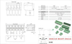 15EDG KF2EDG 2.54mm 3.5mm 3.81mm 5.08mm PCB Screw Terminal Block 2 3 4 5-16Pin Male Plug Female Socket Pin Header Wire Connector