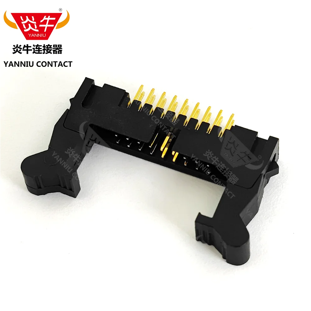 50Pcs DC2  6p-64P 2.0mm PITCH IDC SOCKET CONNECTORS ISP JTAG HEADER   YANNIU  High Temperature Resistance  Electroplate Gild 3Au