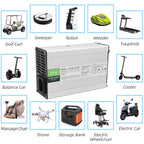 16.8V 10A Charger 4S 14.8V Li-ion Lipo Battery Pack Charger With Cooling Fan Smart Charge Auto-Stop
