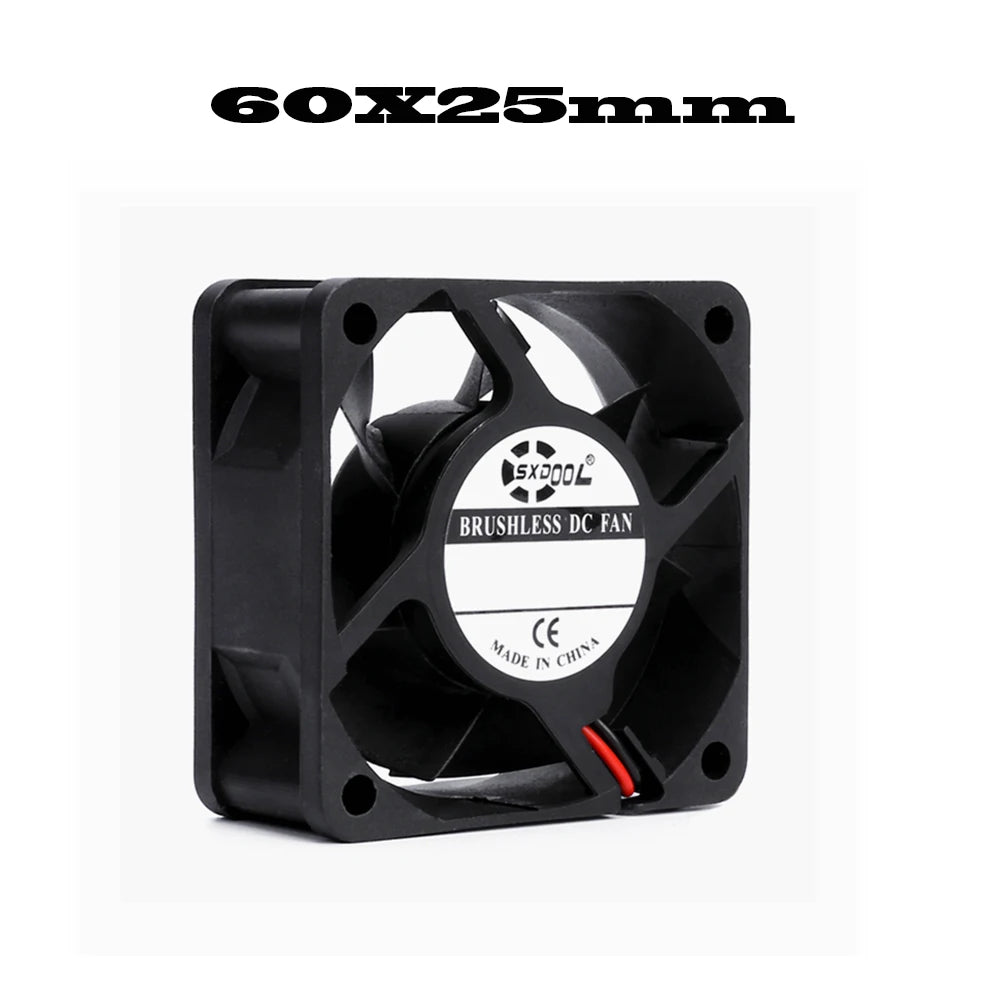 40mm 50mm 60mm 70mm 80mm 92mm 120mm DC 5V 12V 24V Axial Cooling Brushless Motor Case Quiet Fan 2PIN Sleeve Bearing