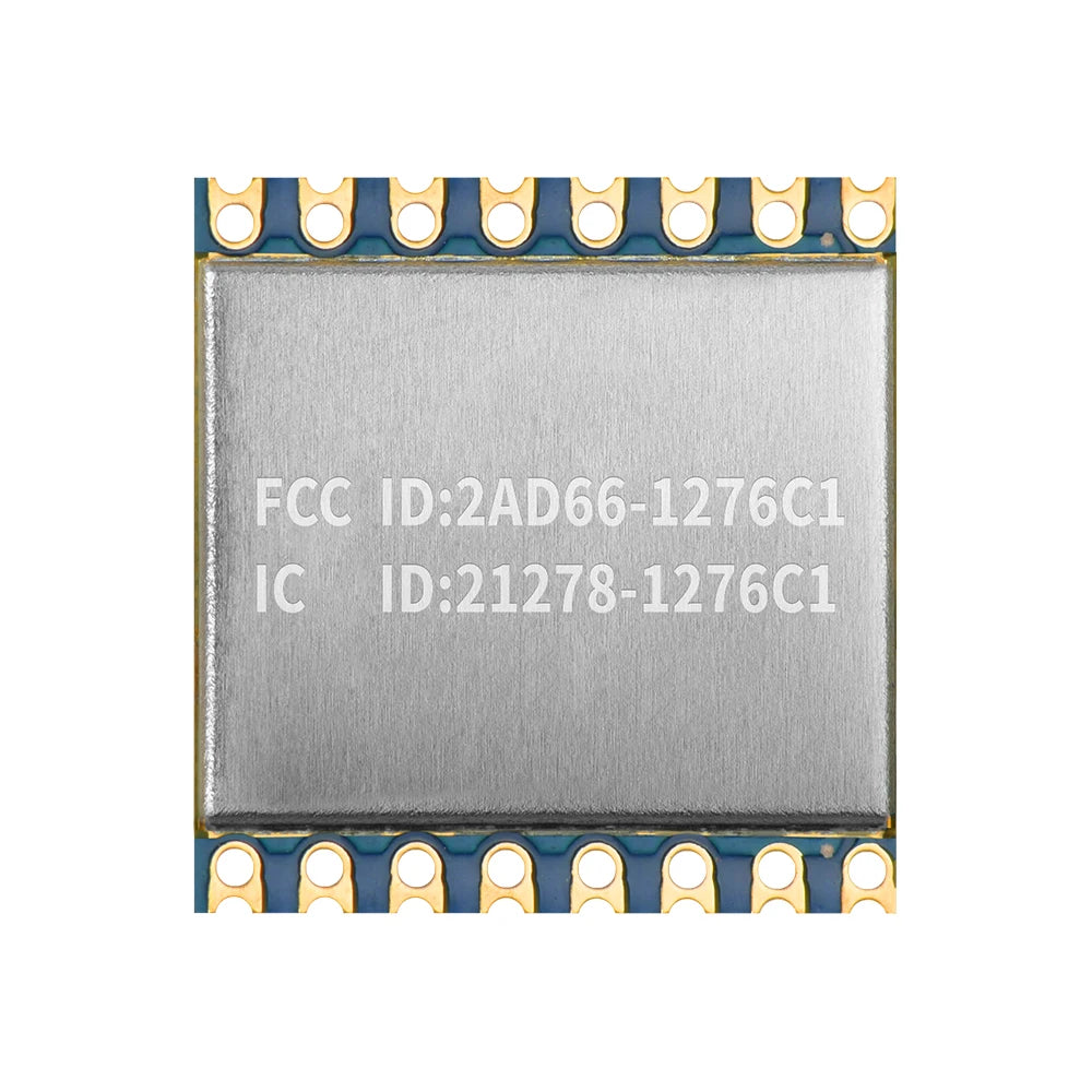2pcs/lot LoRa1276-C1 - FCC ID / CE-RED Certified 915MHz | 868MHz 100mW SX1276 Chip Long Range 4Km RF Wireless LoRa Module