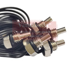 1/2/5PCS M8 Hexagonal Probe NTC Thermistor Temperature Sensor M8x1.25MM Thread B3950 5/10/15/20/50/100K L1M