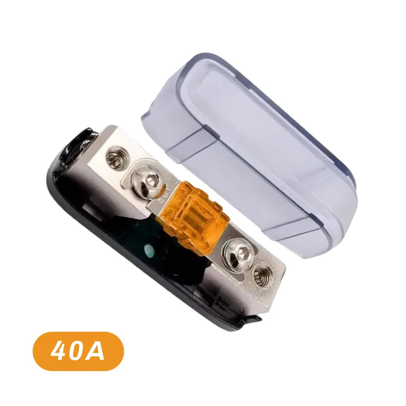 Plug-In Amplifier Fuse Holder 30-150A Car Power Cord Audio Modified Fuse Holder