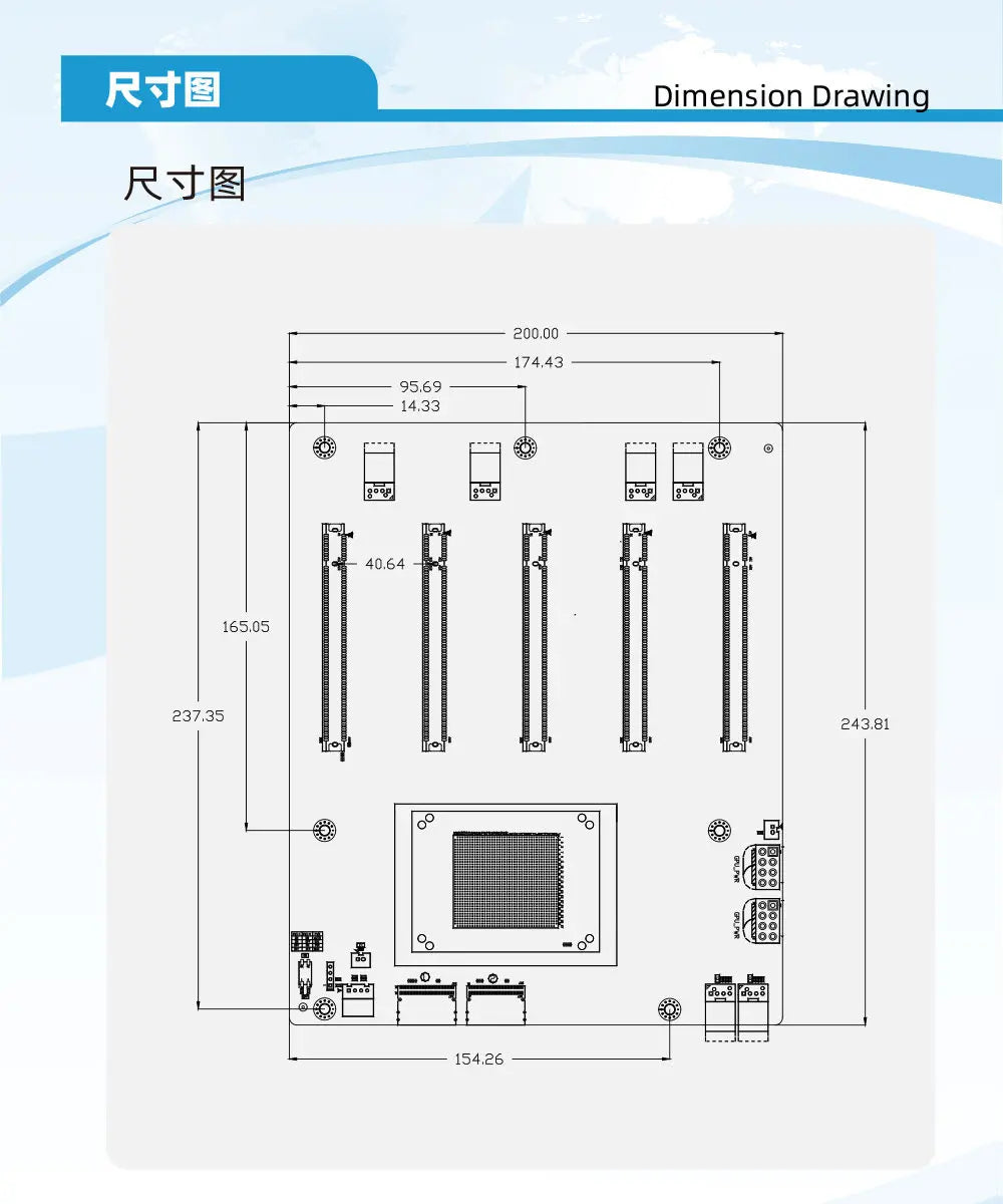 New PLX 88096 PCIe 4.0 5-Slot 5-Card GPU Expansion Backplane Gen4.0 5x PCI-e 4.0 x16 Switch Board SFF-8654 SlimSAS for AI Server