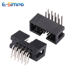 10pcs DC3 1.27/2.0/2.54mm DIP Straight RA Right Angle SMT Double Row 6/8/10/20/30/40/50P ISP Male Pin IDC JTAG Socket Box Header