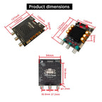 DC 18-50V 3002T PRO Bluetooth Amplifier Board Qualcomm QCC3034 2.0 Channel APTX Lossless 300W+300W TPA3255