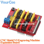 CNC Shield V3 Engraving Machine Expansion Board 3D Printer A4988 Driver Expansion Board Module for Arduino