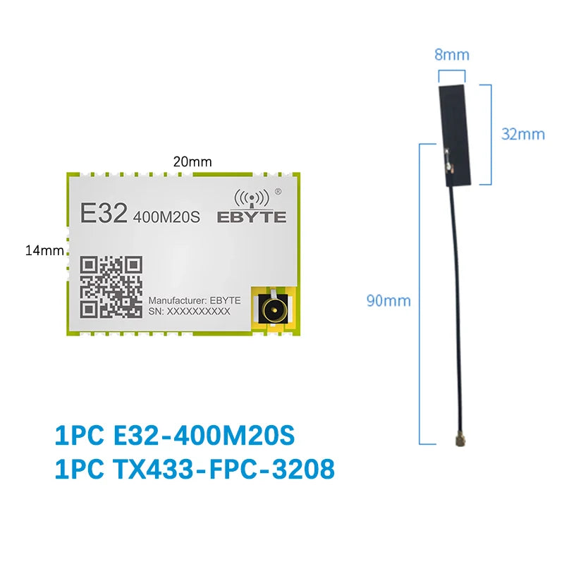 SX1278 SX1276 LoRa Wireless Module Ebyte E32-MSeries E32-400M20S E32-400M30S E32-900M20S E32-900M30S LoRa Spread Spectrum Module