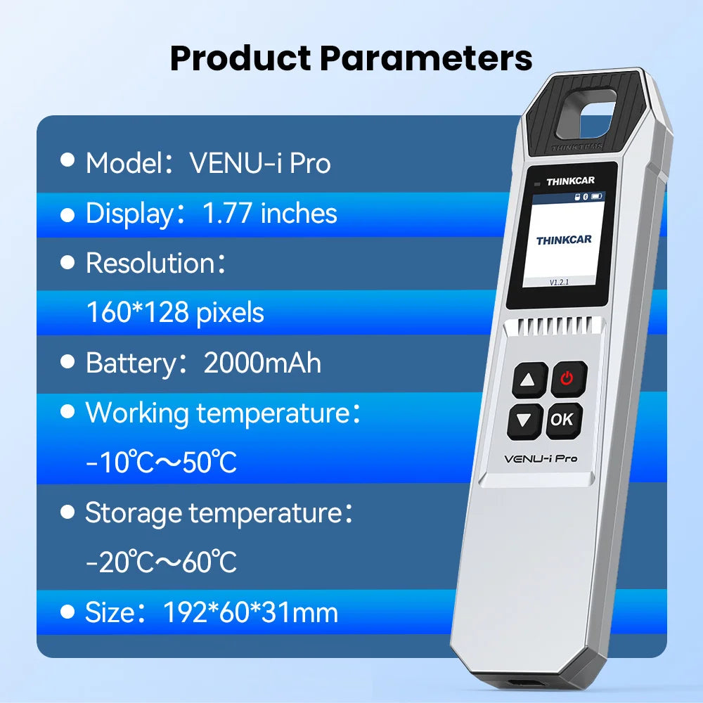 THINKCAR VENU IPRO Tire Pressure Inspection Tool 315MHz/433MHz TPMS Tire Repair Tool Sensor Activation Diagnostic Tool For 689BT