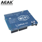WeMos D1 UNOR3 CH340 ESP-12E CH340G WiFi Development Board Based ESP8266 Shield Smart Electronic PCB For Arduino Compatible IDE