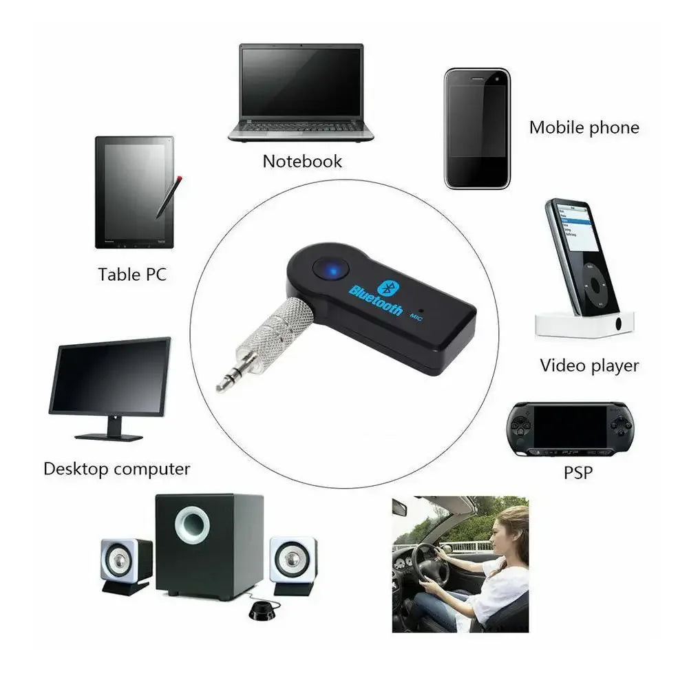 Adapter 3 in 1 USB Adapter Wireless Bluetooth Receiver Transmitter Audio Receiver Bluetooth Car Charger Car Aux for Car Kit